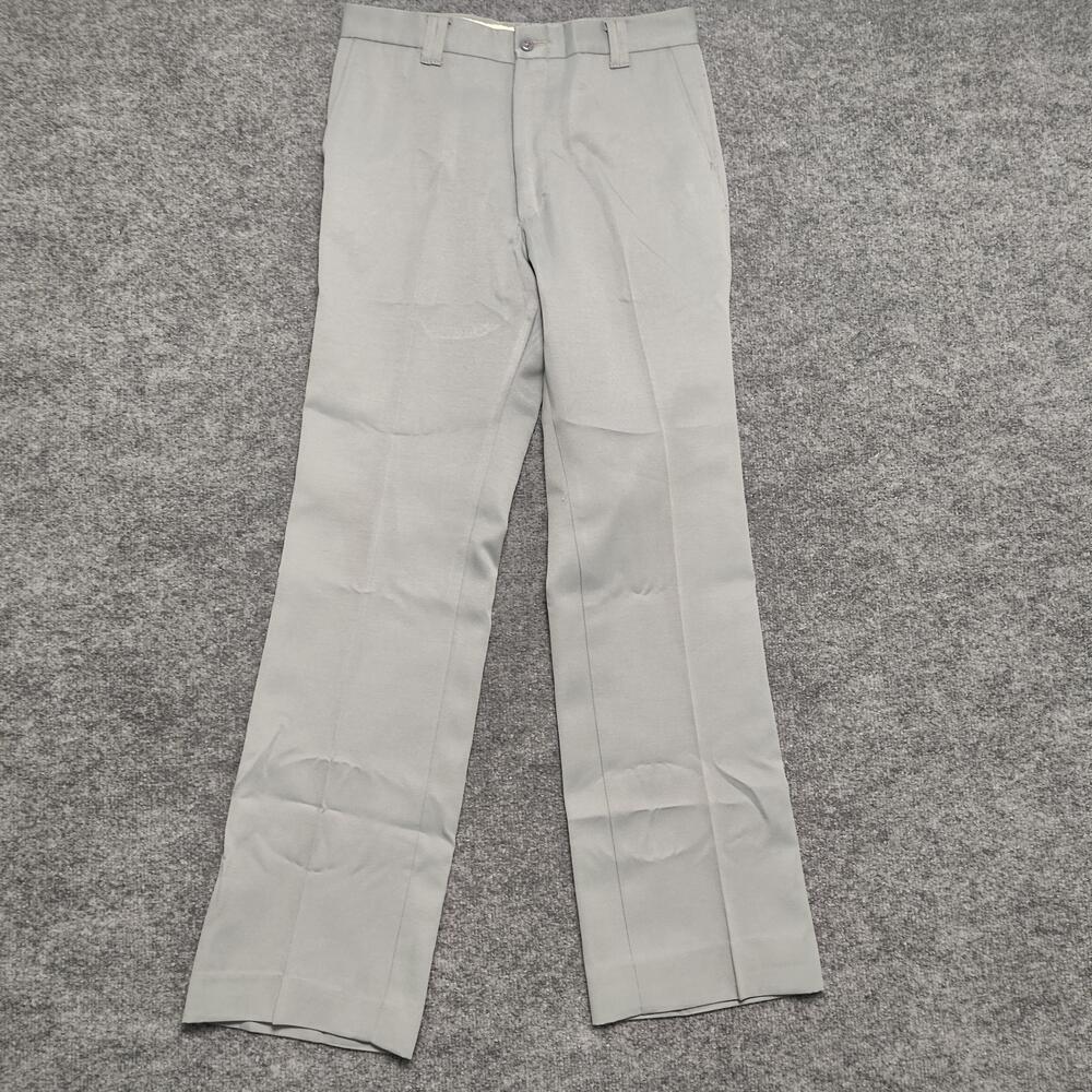Vintage Levis Panatela Pants Mens 35x32 Gray Slacks Trousers Flat Front 70s 80s